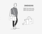 MIGUEL CELINE LUXURY TRAVEL DUFFLE BAG