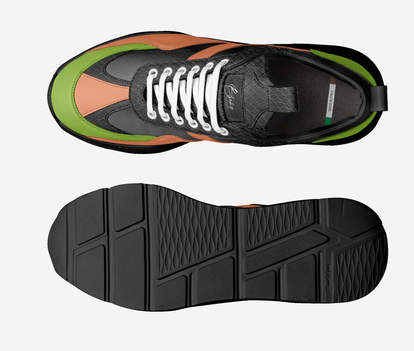 MIGUEL CELINE LIMITED EDITION ITALIAN LEATHER SNEAKERS