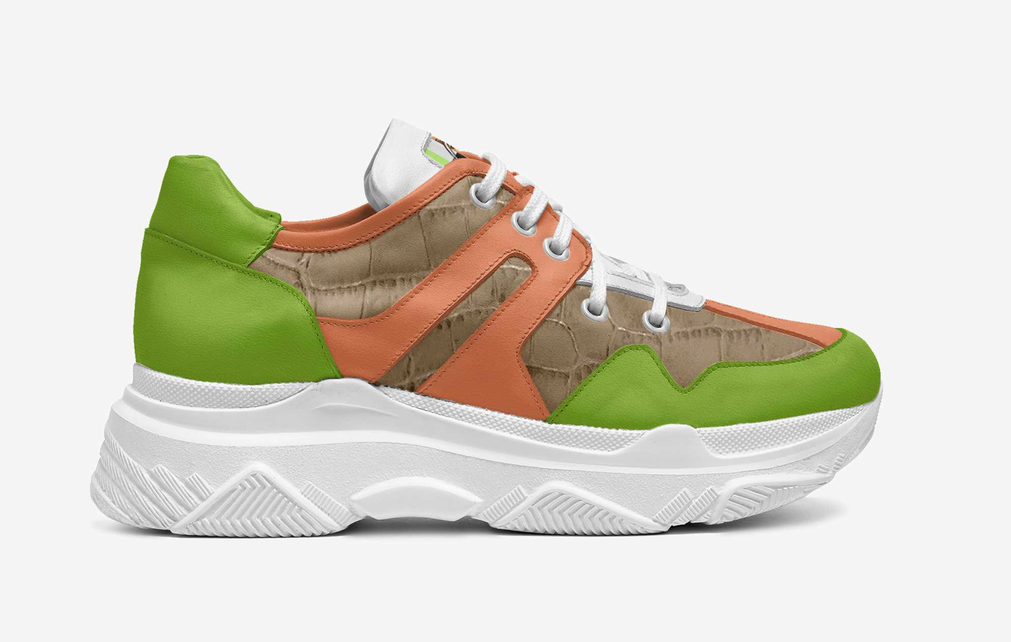 MIGUEL CELINE WOMENS LIMITED EDITION ITALIAN LEATHER SNEAKERS